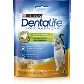 Petisco Dentalife para Gatos Frango - 40g